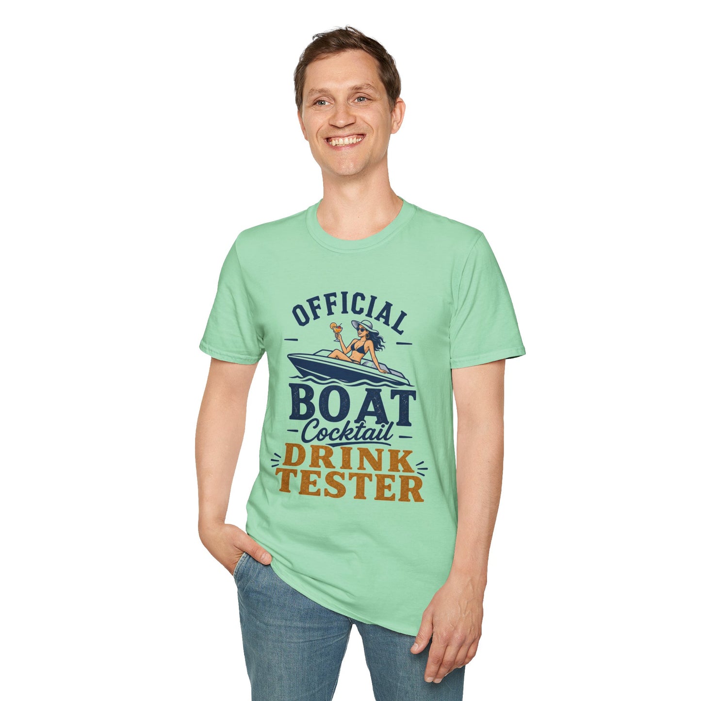 Official Boat Cocktail Drink Tester T Shirt