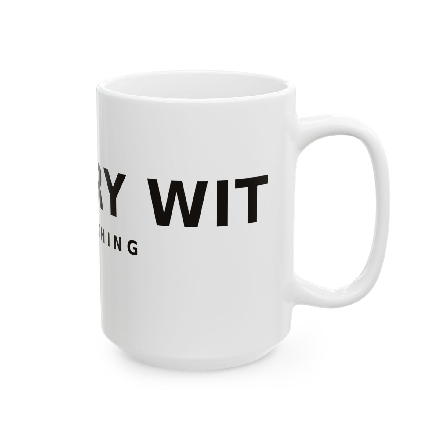 Dry Wit logo Mug | sarcastic emoji graphic Mug
