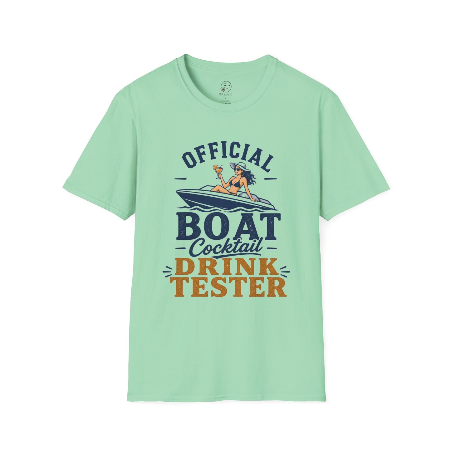 Official Boat Cocktail Drink Tester T Shirt