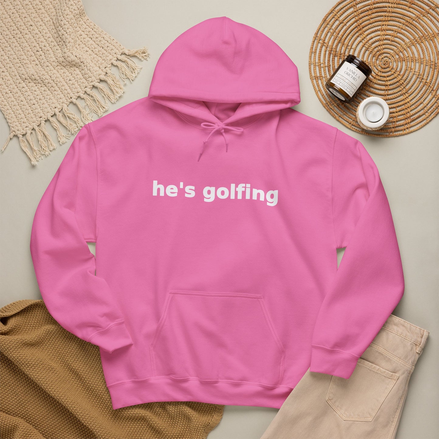 He's Golfing T Hoodie