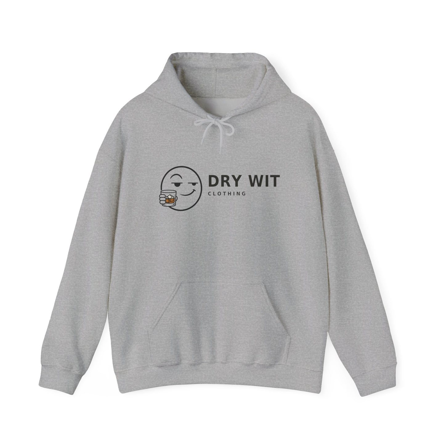 Dry Wit logo Hoodie | sarcastic emoji graphic Hoodie