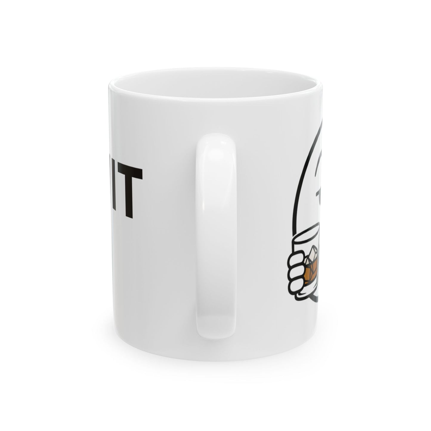 Dry Wit logo Mug | sarcastic emoji graphic Mug