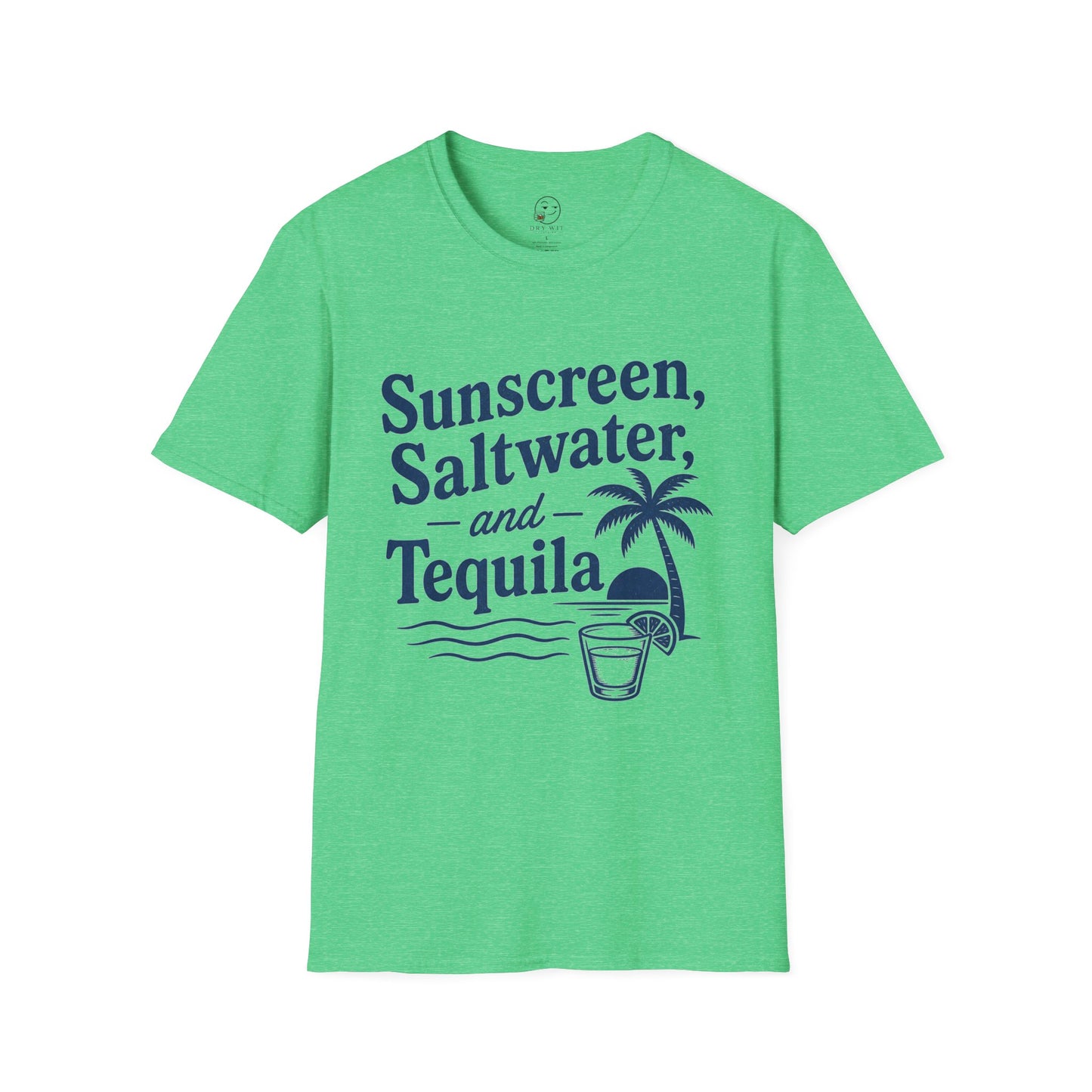 Sunscreen Saltwater and Tequila T-Shirt