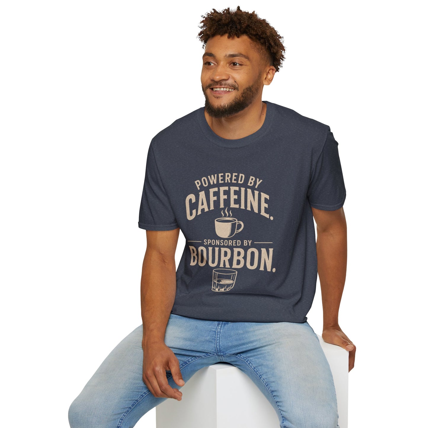 Powered by Caffeine. Sponsored by Bourbon
