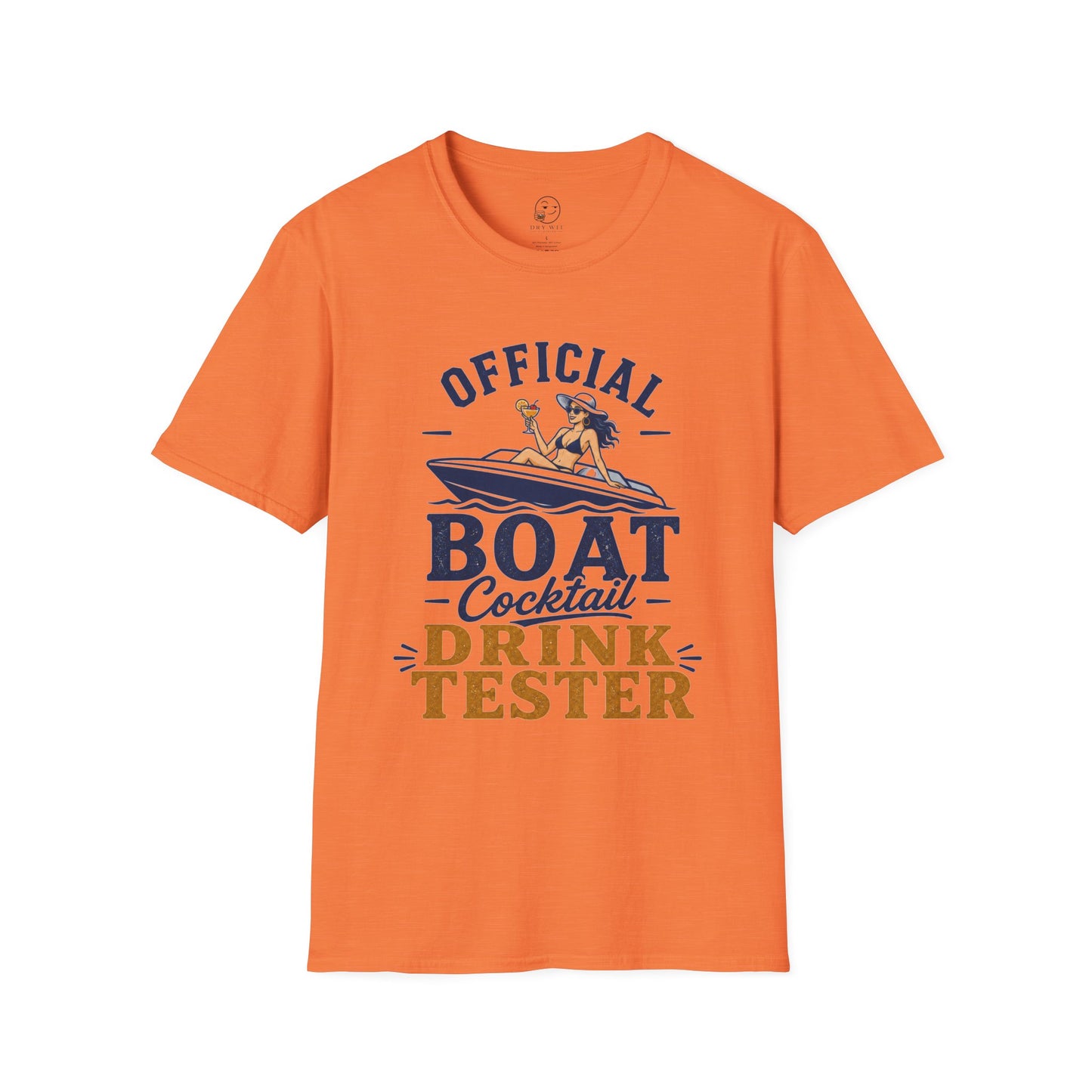 Official Boat Cocktail Drink Tester T Shirt