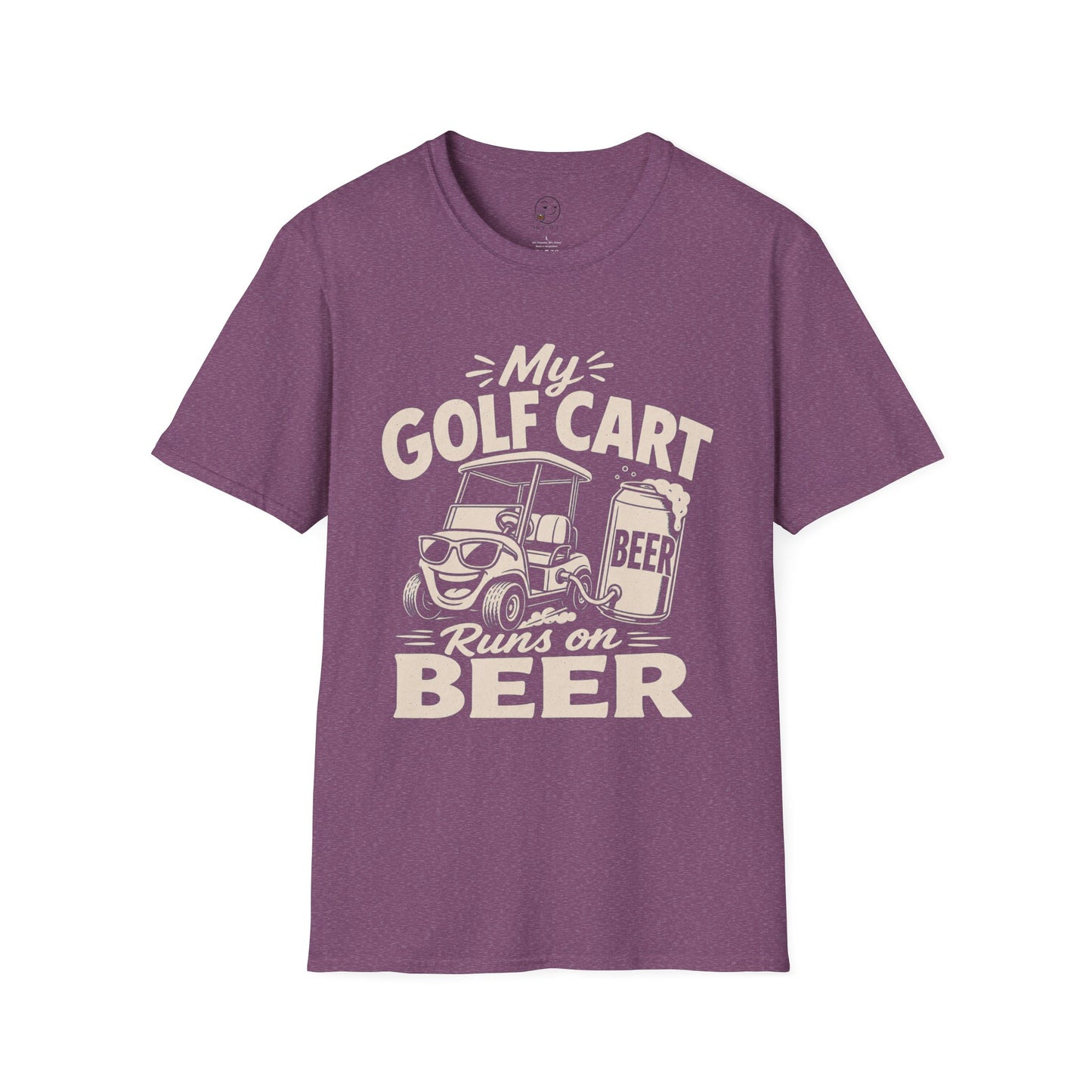 My Golf Cart Runs on Beer T Shirt