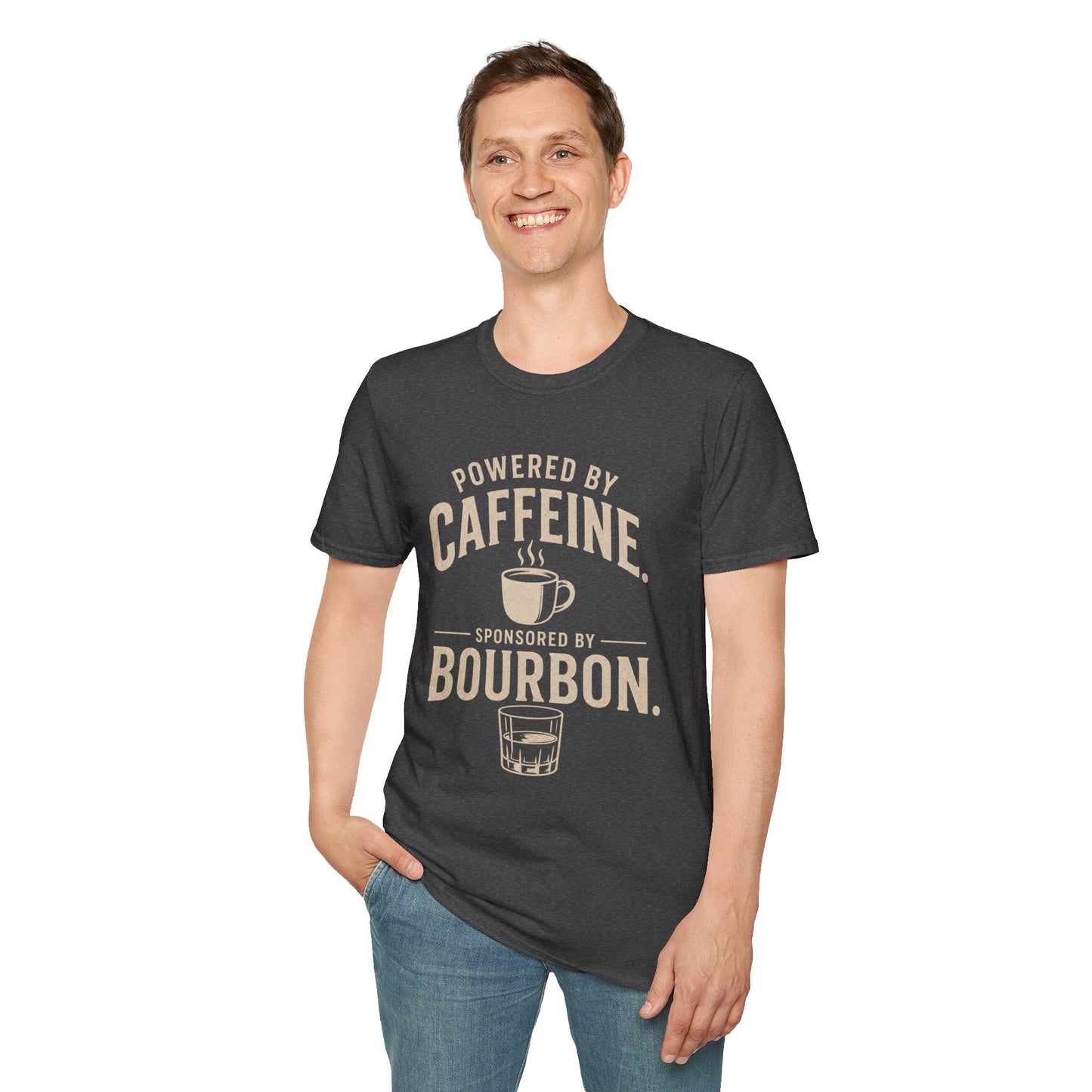 Powered by Caffeine. Sponsored by Bourbon
