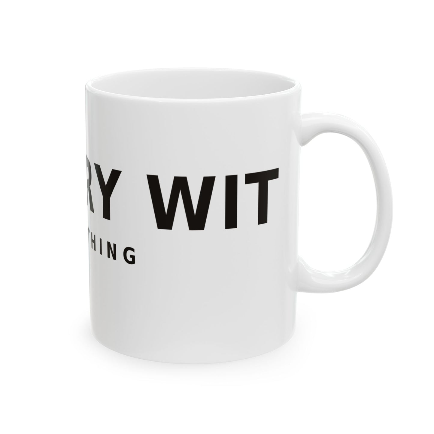 Dry Wit logo Mug | sarcastic emoji graphic Mug