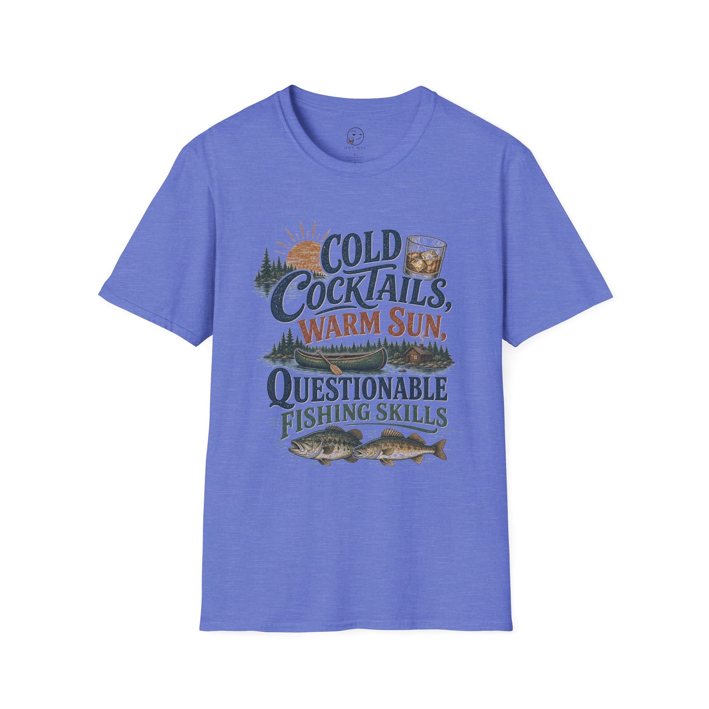 Cold Cocktails, Warm Sun, Questionable Fishing Skills T Shirt