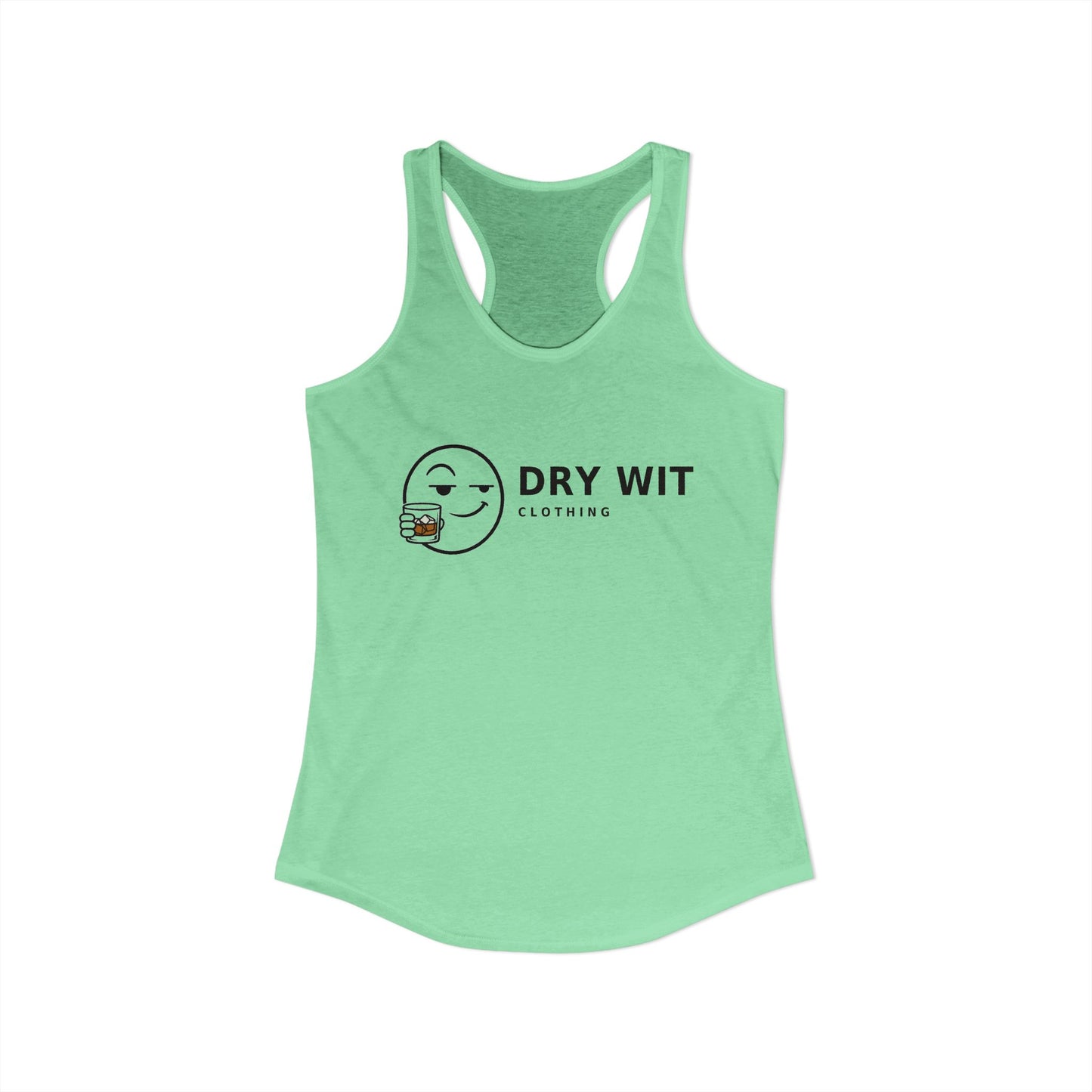 Dry Wit logo Tank Top | sarcastic emoji graphic Tank Top