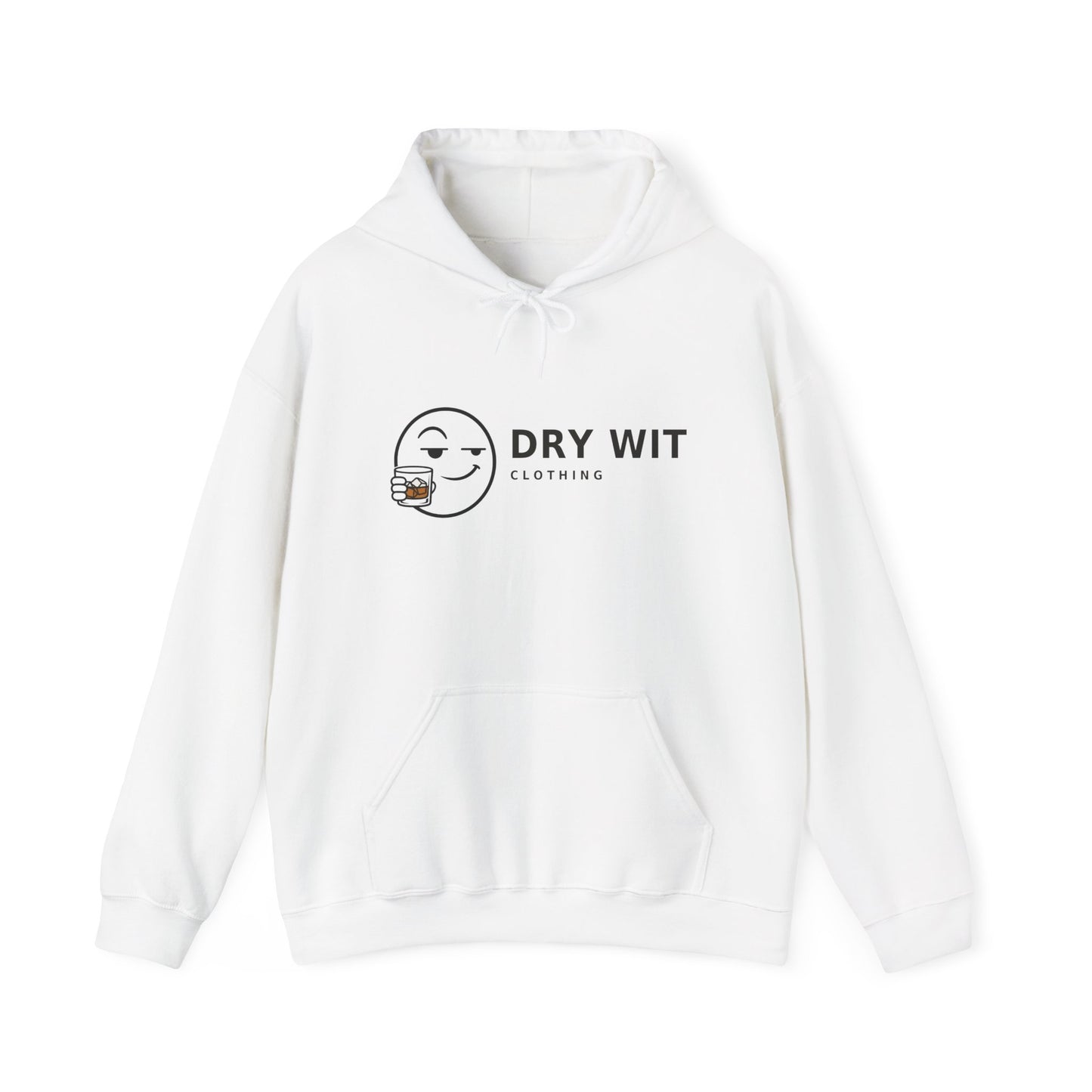 Dry Wit logo Hoodie | sarcastic emoji graphic Hoodie