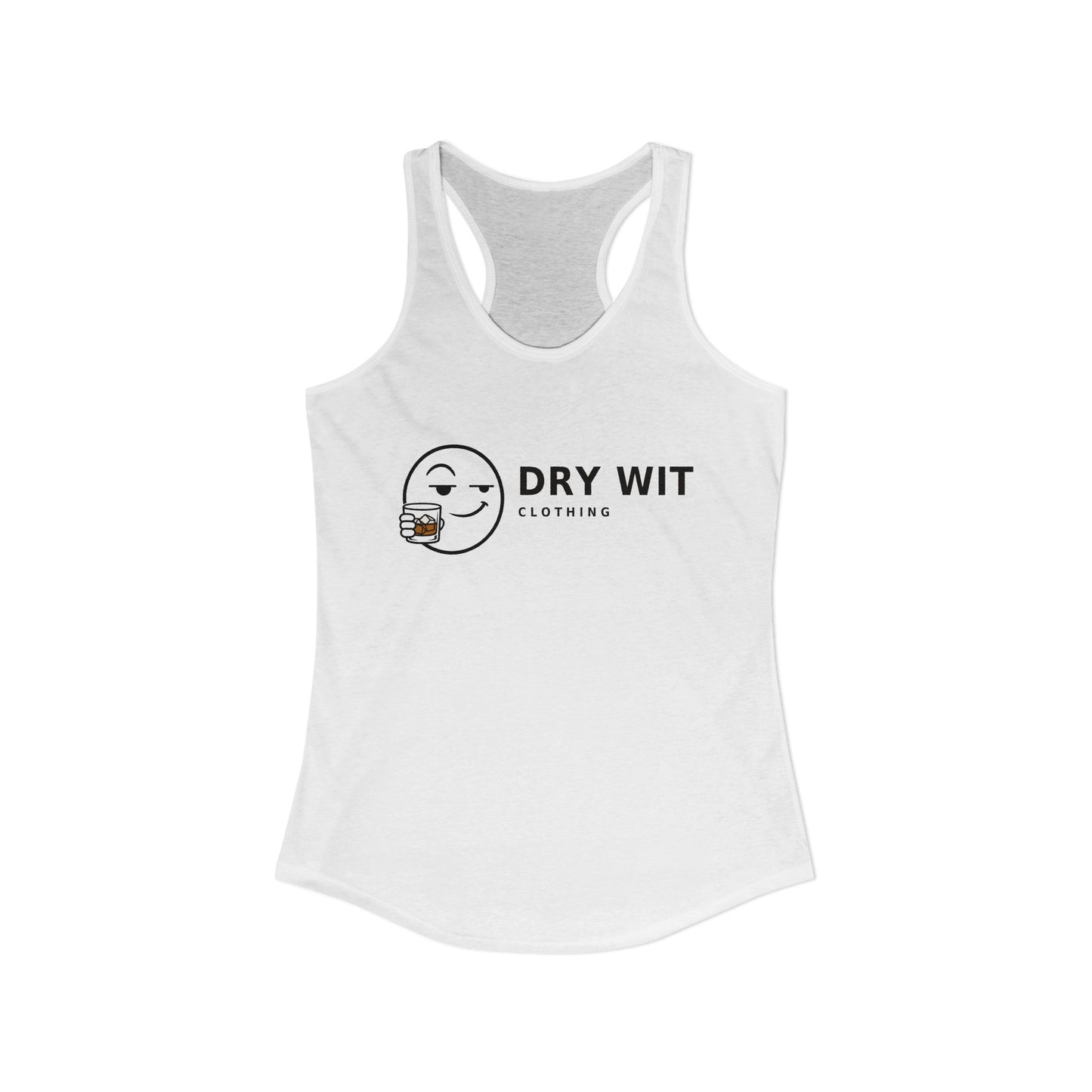 Dry Wit logo Tank Top | sarcastic emoji graphic Tank Top