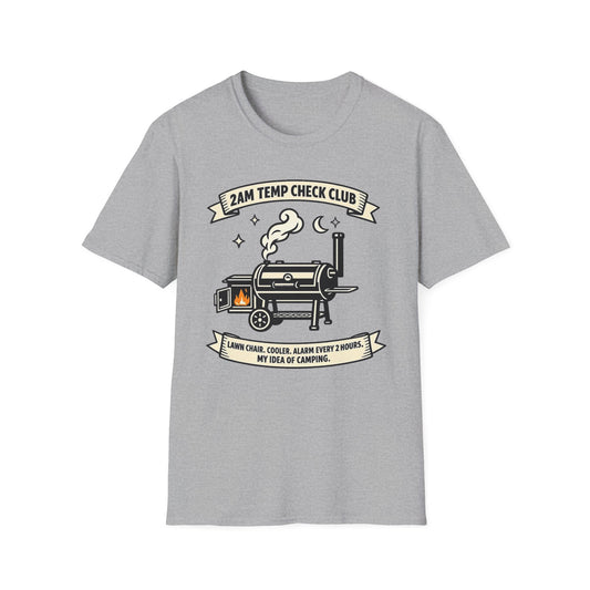 2AM Temp Check Club Shirt, Sport Grey, front flat lay