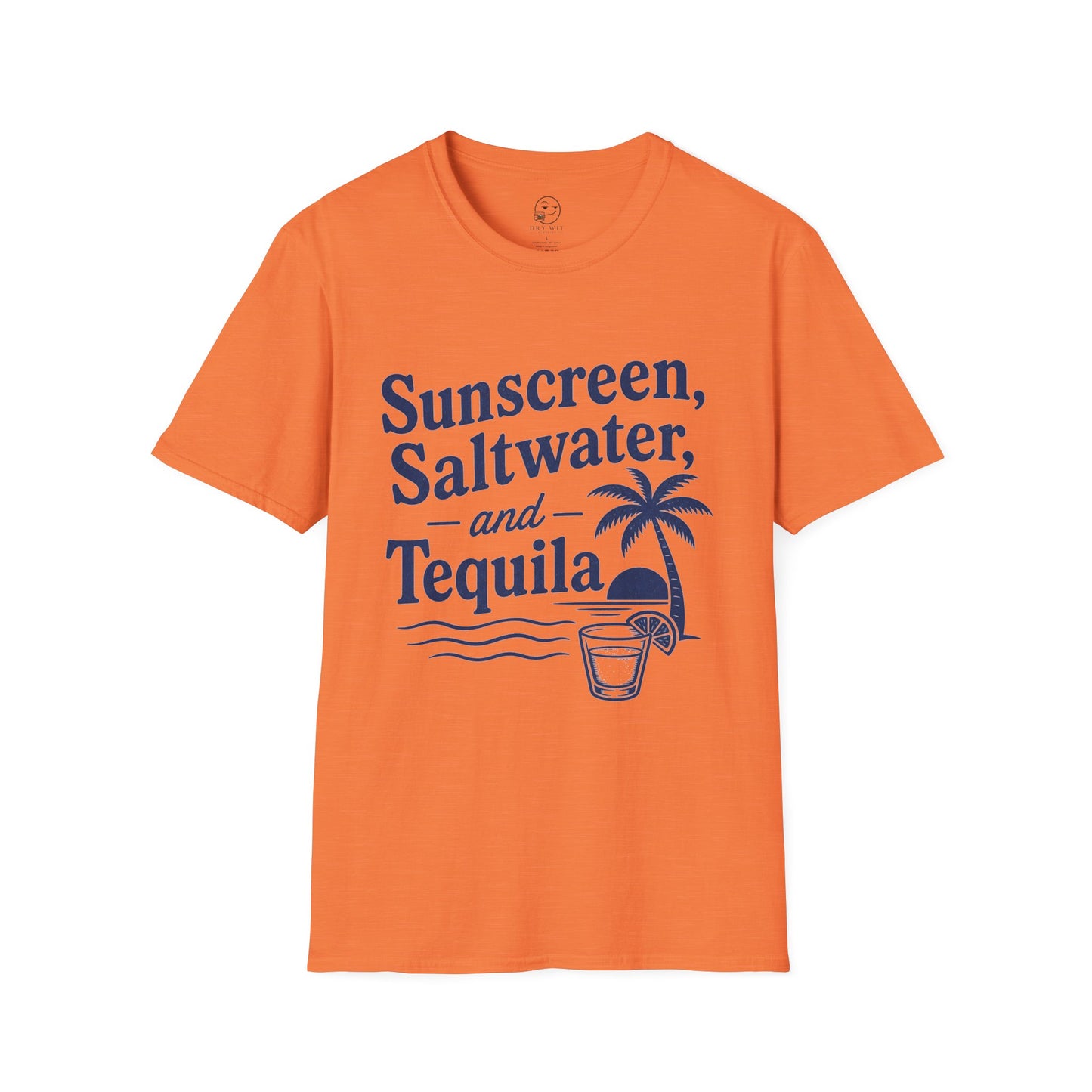 Sunscreen Saltwater and Tequila T-Shirt