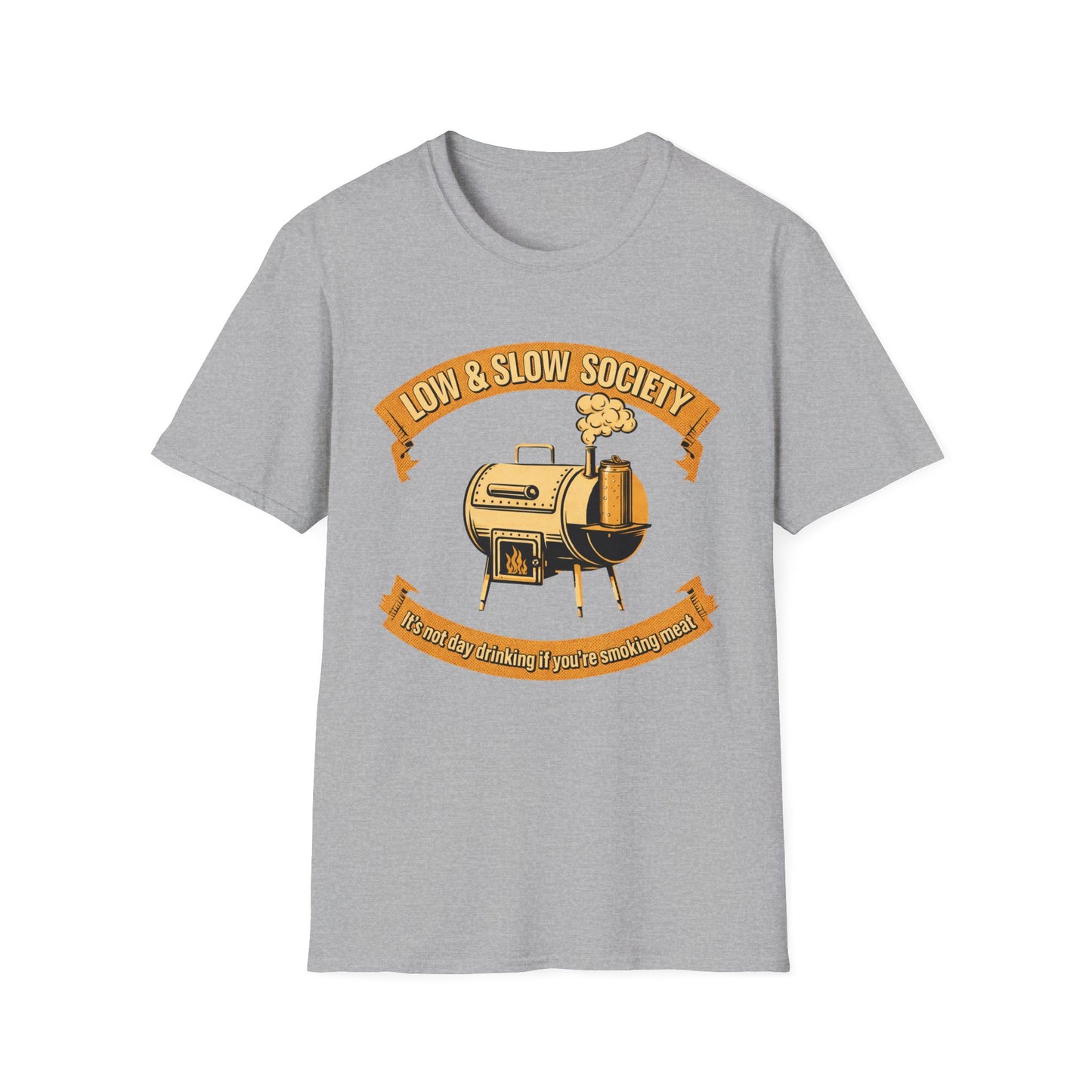 Low & Slow Society Shirt, Sport Grey, front flat lay