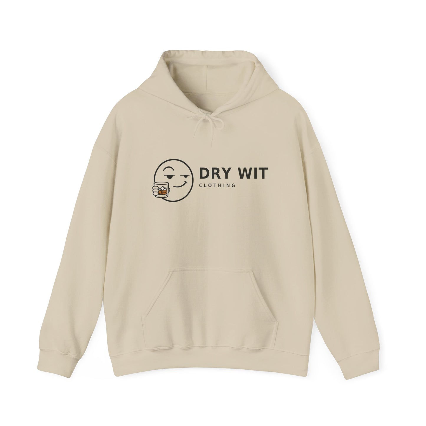 Dry Wit logo Hoodie | sarcastic emoji graphic Hoodie