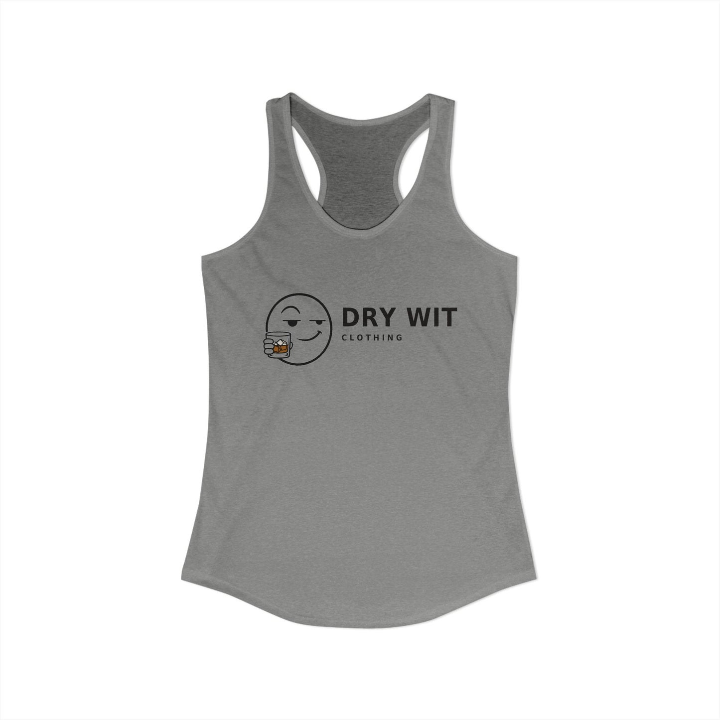 Dry Wit logo Tank Top | sarcastic emoji graphic Tank Top
