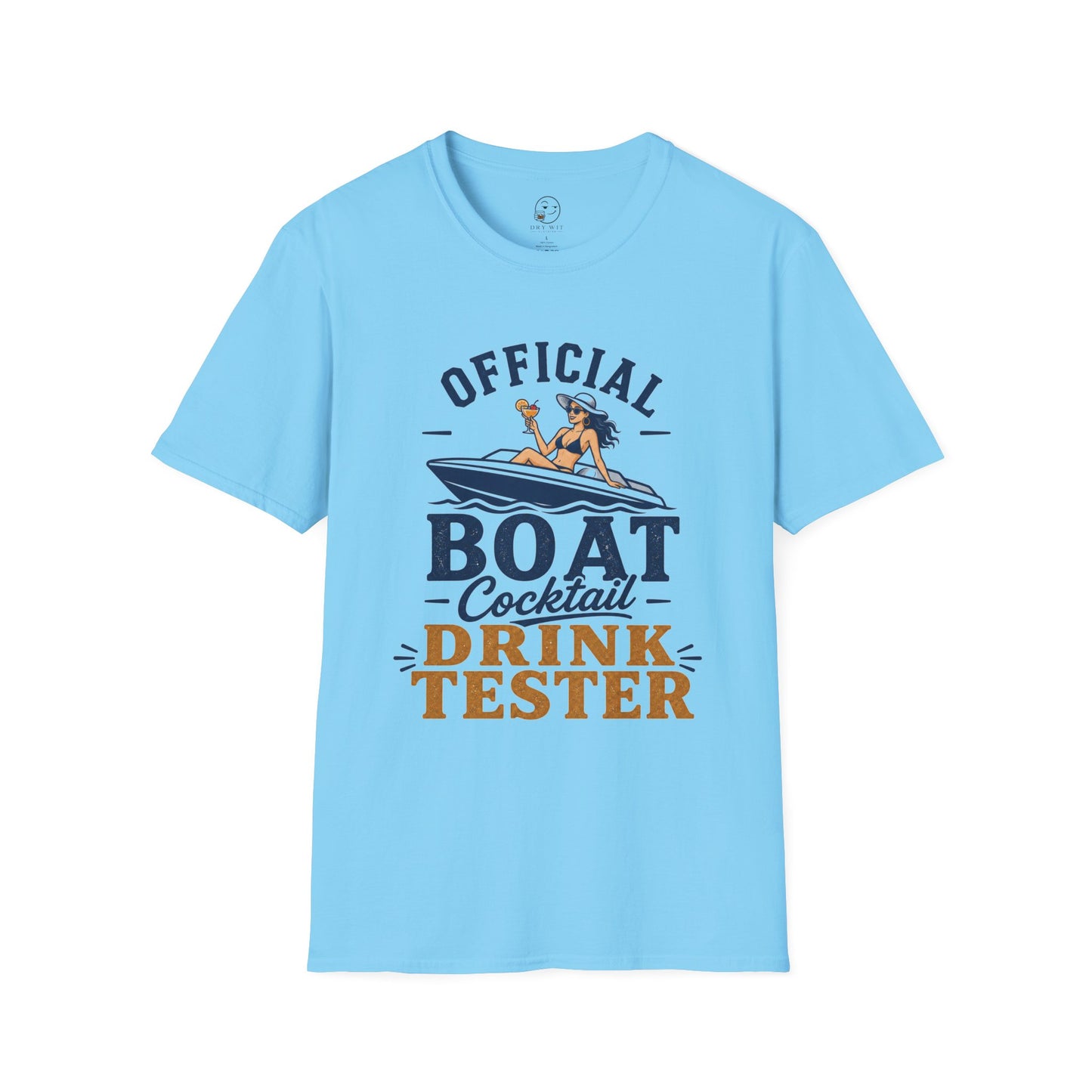 Official Boat Cocktail Drink Tester T Shirt