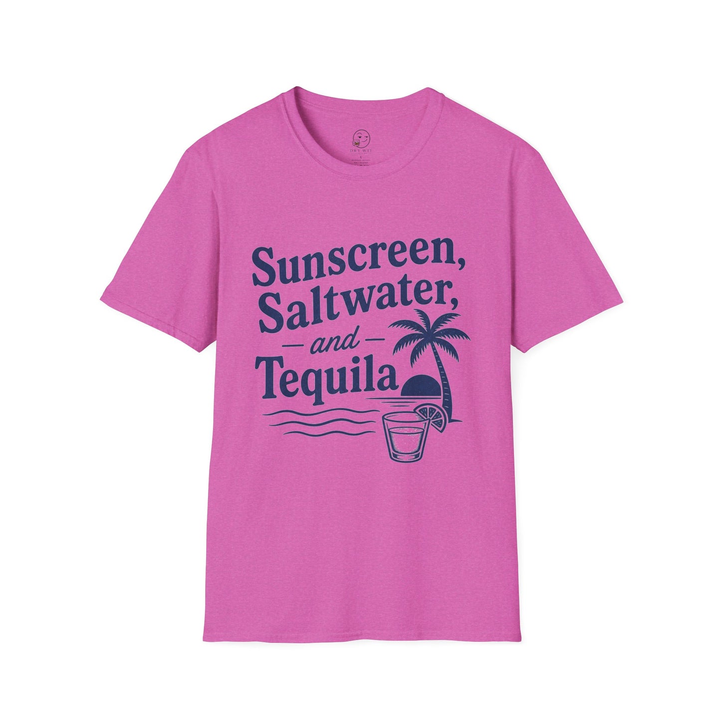 Sunscreen Saltwater and Tequila T-Shirt