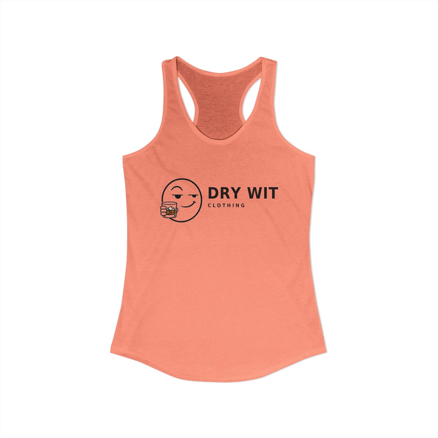 Dry Wit logo Tank Top | sarcastic emoji graphic Tank Top